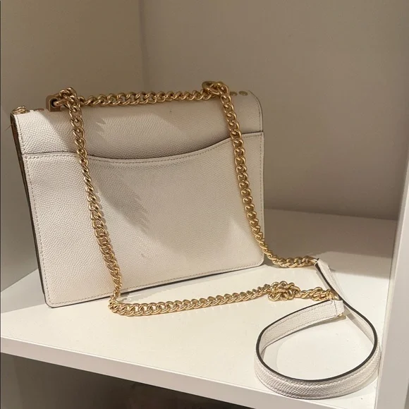 Coach Cream Crossbody Bag with Gold Accents - Picture 2 of 6